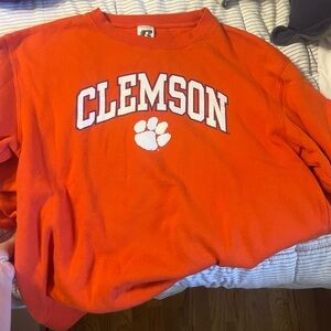 Orange Clemson Sweatshirt Crewneck